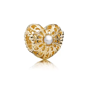 Přívěsek vintage filigránové perlové srdce přívěsek, 14kt zlato, bílá perla - 750822P - Přívěsky | PANDORA (obrázek pro) Přívěsek vintage filigránové perlové srdce přívěsek, 14kt zlato, bílá perla - 750822P - Přívěsky | PANDORA