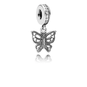 Přívěsek vintage motýl, sterlingové stříbro, kubická zirkonie - 791255CZ - Přívěsky | PANDORA (obrázek pro) Přívěsek vintage motýl, sterlingové stříbro, kubická zirkonie - 791255CZ - Přívěsky | PANDORA