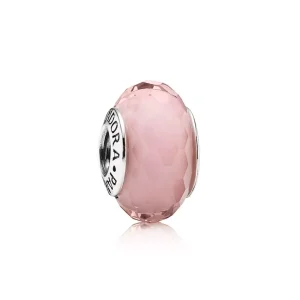 (obrázek pro) Růžové broušené sklo Murano, sterlingové stříbro - 791068 - Přívěsky | PANDORA