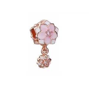 Visací přívěsek Magnolie květ bledý třešňově PANDORA (obrázek pro) Visací přívěsek Magnolie květ bledý třešňově PANDORA