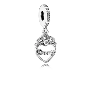 Visací přívěsek Princess Crown Heart PANDORA (obrázek pro) Visací přívěsek Princess Crown Heart PANDORA
