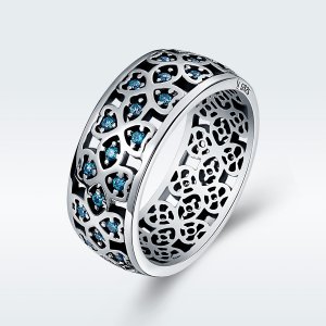Stříbrné prsten Srdíčko SCR064, Kubická zirkonie, jako Pandora