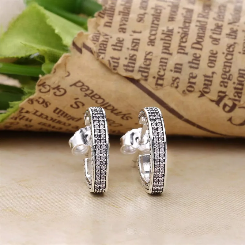 (obrázek pro) Kapky Pave Hoop PANDORA - Zobrazit 2