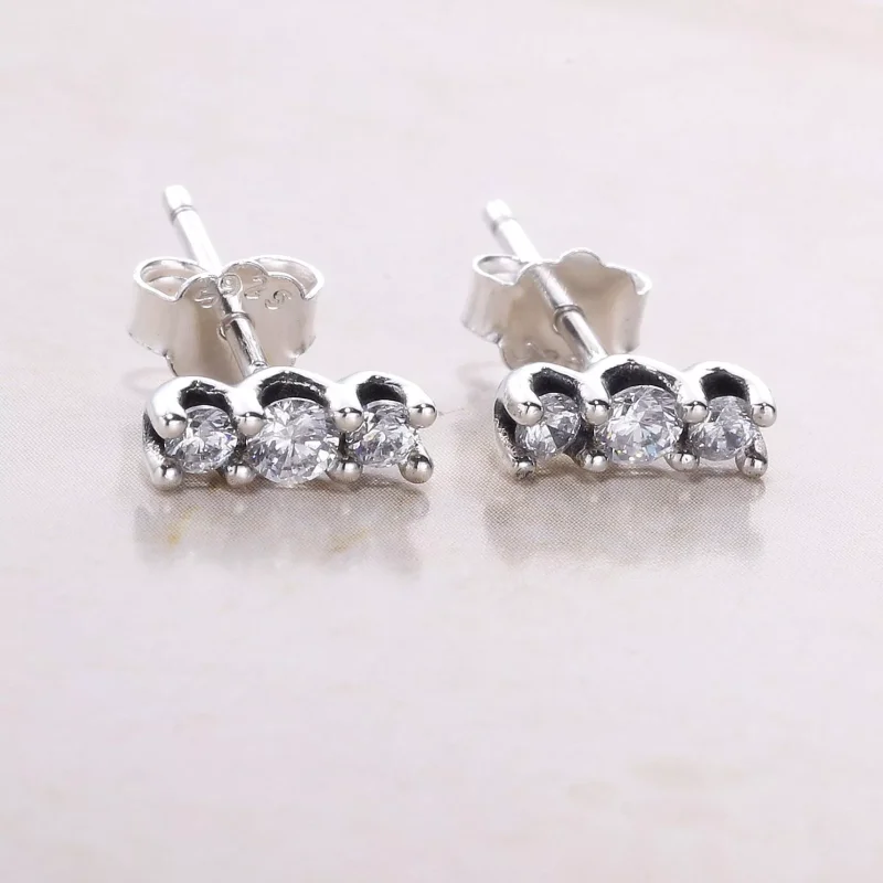 (obrázek pro) Třpytivá elegance - 290725CZ - Náušnice | PANDORA - Zobrazit 2