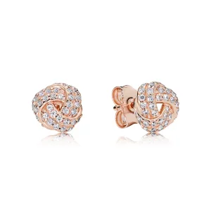 Třpytivé uzlíky lásky - 280696CZ - Náušnice | PANDORA (obrázek pro) Třpytivé uzlíky lásky - 280696CZ - Náušnice | PANDORA