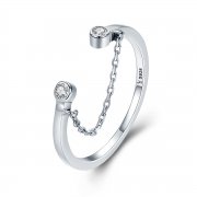 Stříbrné prsten Roztomilý Smiley SCR216, Kubická zirkonie, jako Pandora