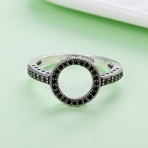 Stříbrné prsten Šumivé Halo SCR112, Kubická zirkonie, jako Pandora