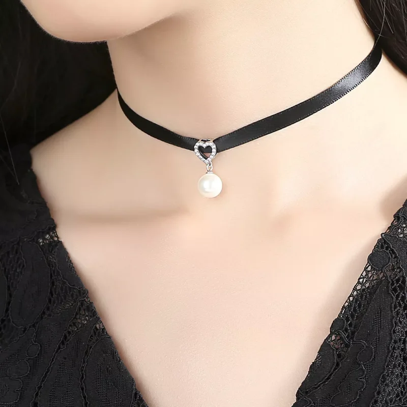 (obrázek pro) Choker Čisté Srdce SCN070, Kubická zirkonie, jako Pandora - Zobrazit 4