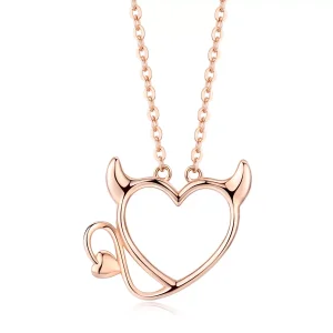 (obrázek pro) Rose Gold Náhrdelník Malý Ďábel SCN344 Pandora styl