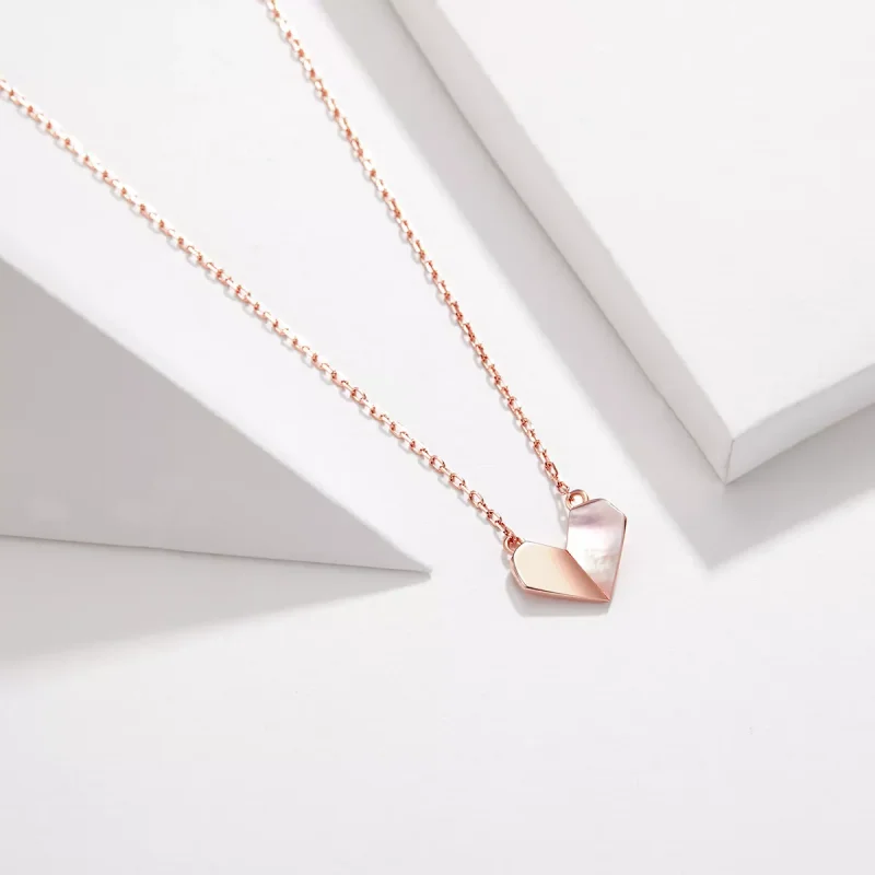 (obrázek pro) Rose Gold Náhrdelník Milujte Svůj Tvar SCN330 Pandora styl - Zobrazit 2