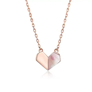 (obrázek pro) Rose Gold Náhrdelník Milujte Svůj Tvar SCN330 Pandora styl
