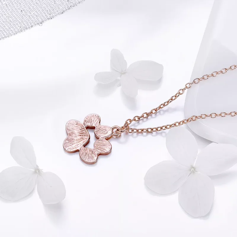 (obrázek pro) Rose Gold Náhrdelník Roztomilá Tlapa SCN275-3 Pandora styl - Zobrazit 3