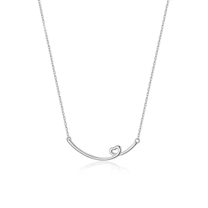 Stříbrné Náhrdelník Šťastný Úsměv SCN381 Pandora styl (obrázek pro) Stříbrné Náhrdelník Šťastný Úsměv SCN381 Pandora styl