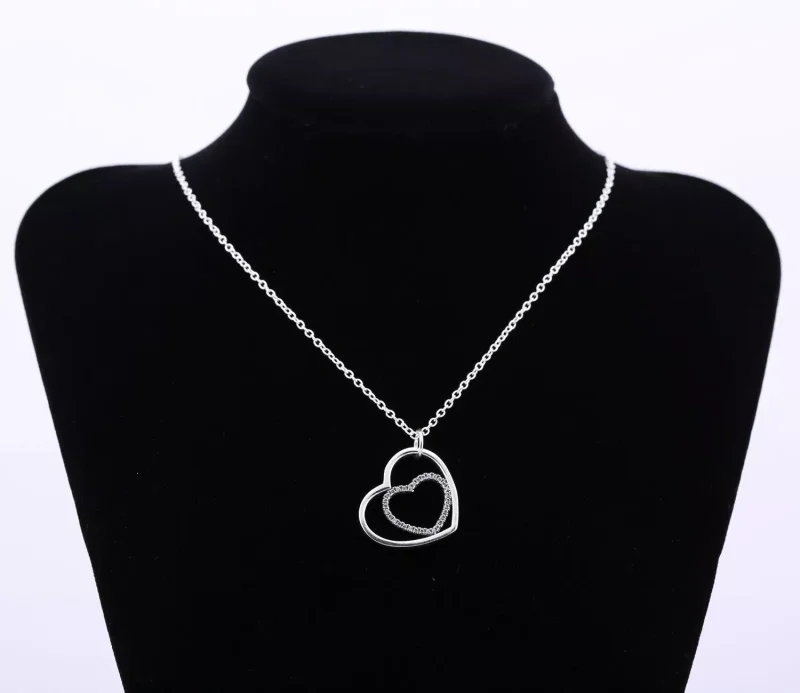 (obrázek pro) Náhrdelník, sterlingové stříbro, kubická zirkonie, 90cm - 390364CZ-90 - Náhrdeln - Zobrazit 2