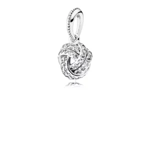 Třpytivý uzlík lásky - 390385CZ - Náhrdelníky a přívěsky | PANDORA (obrázek pro) Třpytivý uzlík lásky - 390385CZ - Náhrdelníky a přívěsky | PANDORA