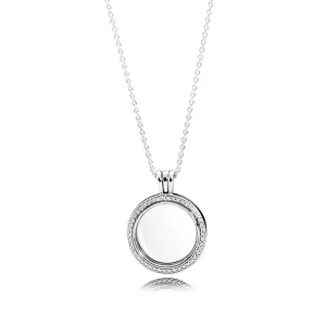 Třpytivý medailonek PANDORA - 396484CZ-60 - Náhrdelníky a přívěsky | PANDORA (obrázek pro) Třpytivý medailonek PANDORA - 396484CZ-60 - Náhrdelníky a přívěsky | PANDORA