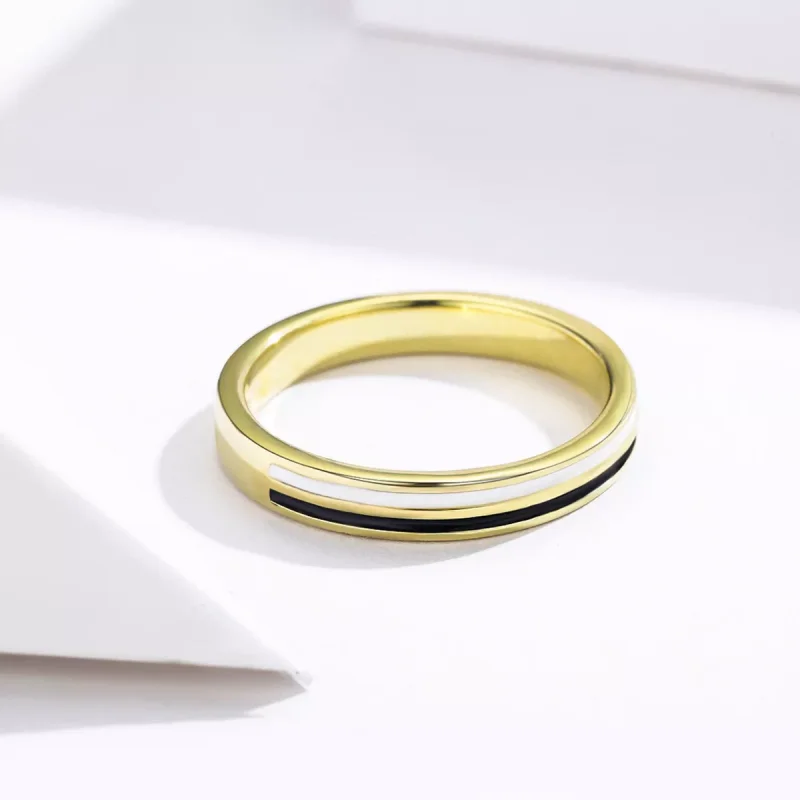 (obrázek pro) 14k Pozlacené prsten Móda SCR523 Pandora styl - Zobrazit 4