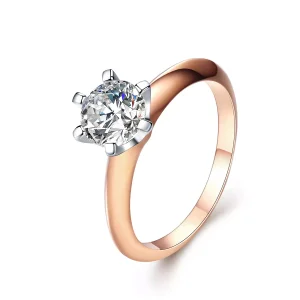 (obrázek pro) Rose Gold prsten Jen Ty SCR525, Kubická zirkonie, jako Pandora