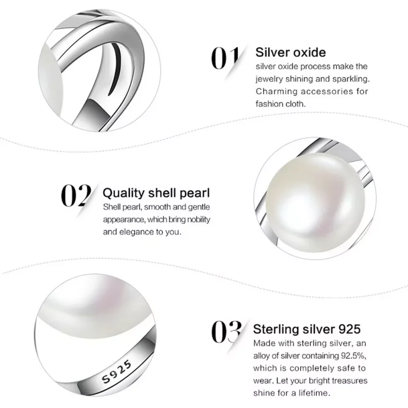 (obrázek pro) Stříbrné prsten Elegance A Individualita SCR034 Pandora styl - Zobrazit 4