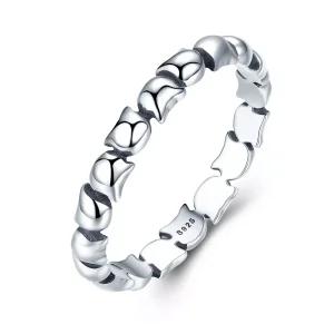 (obrázek pro) Stříbrné prsten Kočka SCR047 Pandora styl
