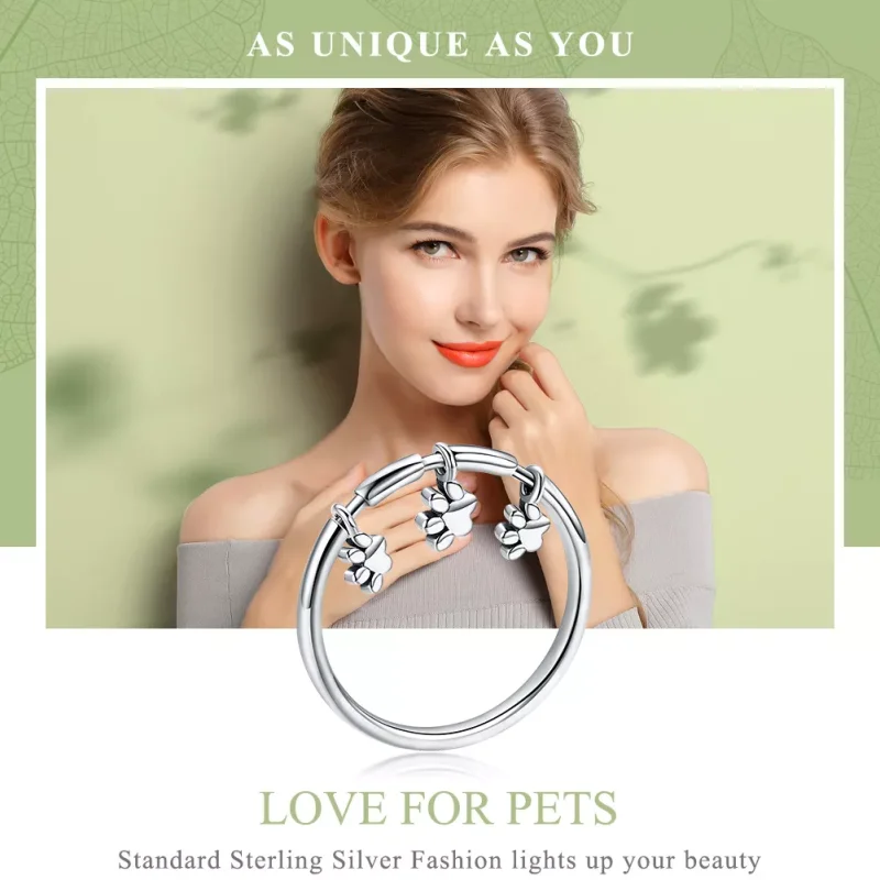 (obrázek pro) Stříbrné prsten Pet Fascinace SCR394 Pandora styl - Zobrazit 2