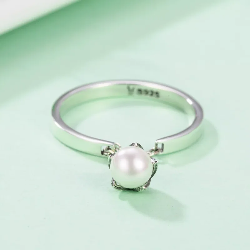 (obrázek pro) Stříbrné prsten Slzy Květin SCR165 Pandora styl - Zobrazit 5