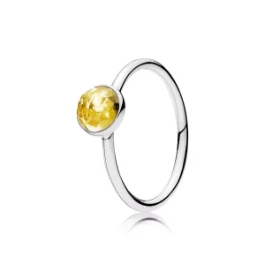 Prsten November Droplet Citrine PANDORA (obrázek pro) Prsten November Droplet Citrine PANDORA