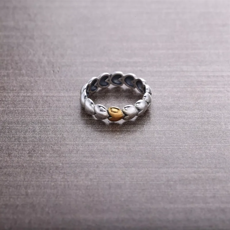 (obrázek pro) Prsten, sterlingové stříbro, 14kt zlato - 190898 - Prsteny | PANDORA - Zobrazit 2