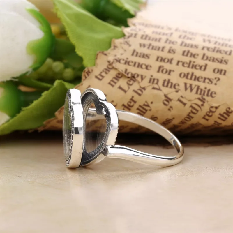 (obrázek pro) Prsten Třpytivé srdce Medailon PANDORA - 197252CZ - Prsteny | PANDORA - Zobrazit 3