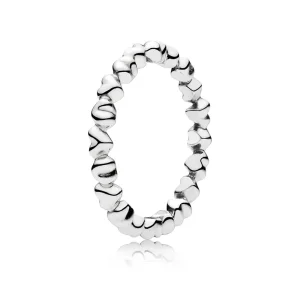 (obrázek pro) Silver heart ring - 190837 - Prsteny | PANDORA