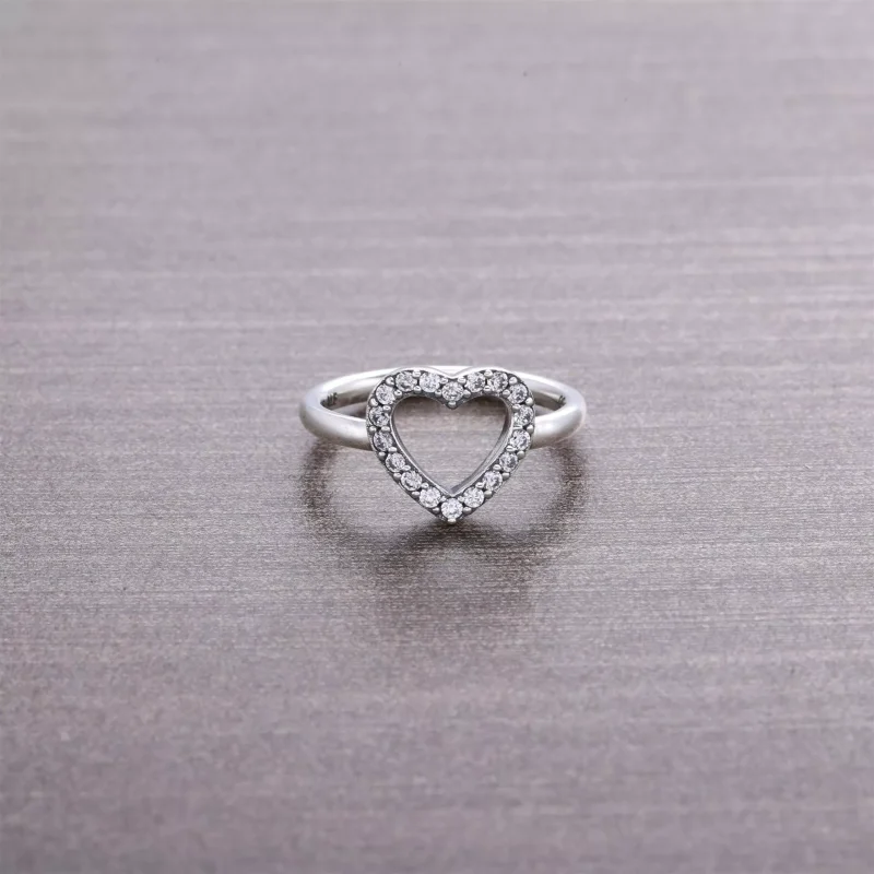 (obrázek pro) Silver ring with cubic zirconia - 190861CZ - Prsteny | PANDORA - Zobrazit 2