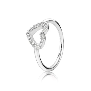 (obrázek pro) Silver ring with cubic zirconia - 190861CZ - Prsteny | PANDORA