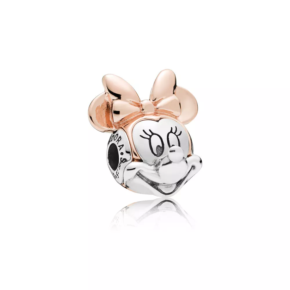 disney přívěsek pandora dvoubarevný portrét minnie 787504