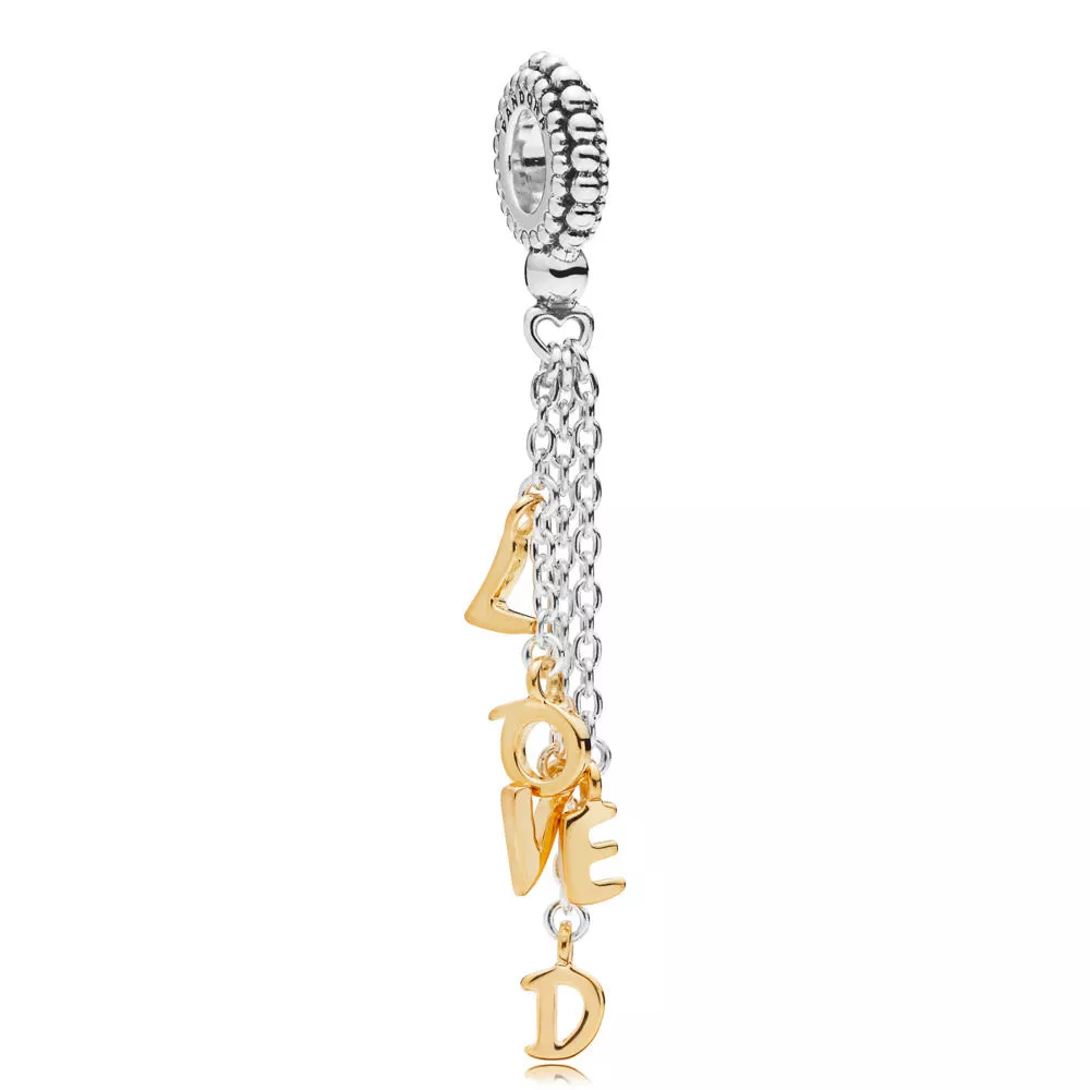 PANDORA Shine přívěsek LOVED - 767831