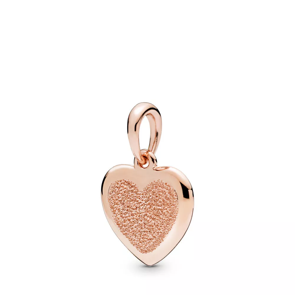 Přívěsek PANDORA Matně oslnivé srdce - 387926
