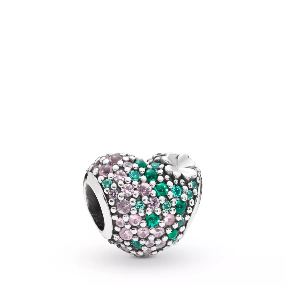 Přívěsek PANDORA Zářivé srdce se čtyřlístkem - 797869NRGMX