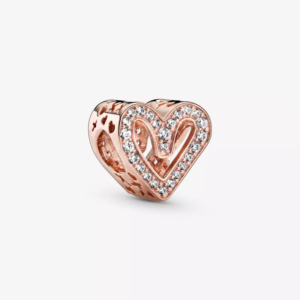 pandora přívěsek třpytivé srdce nepravidelného tvaru 788692c01