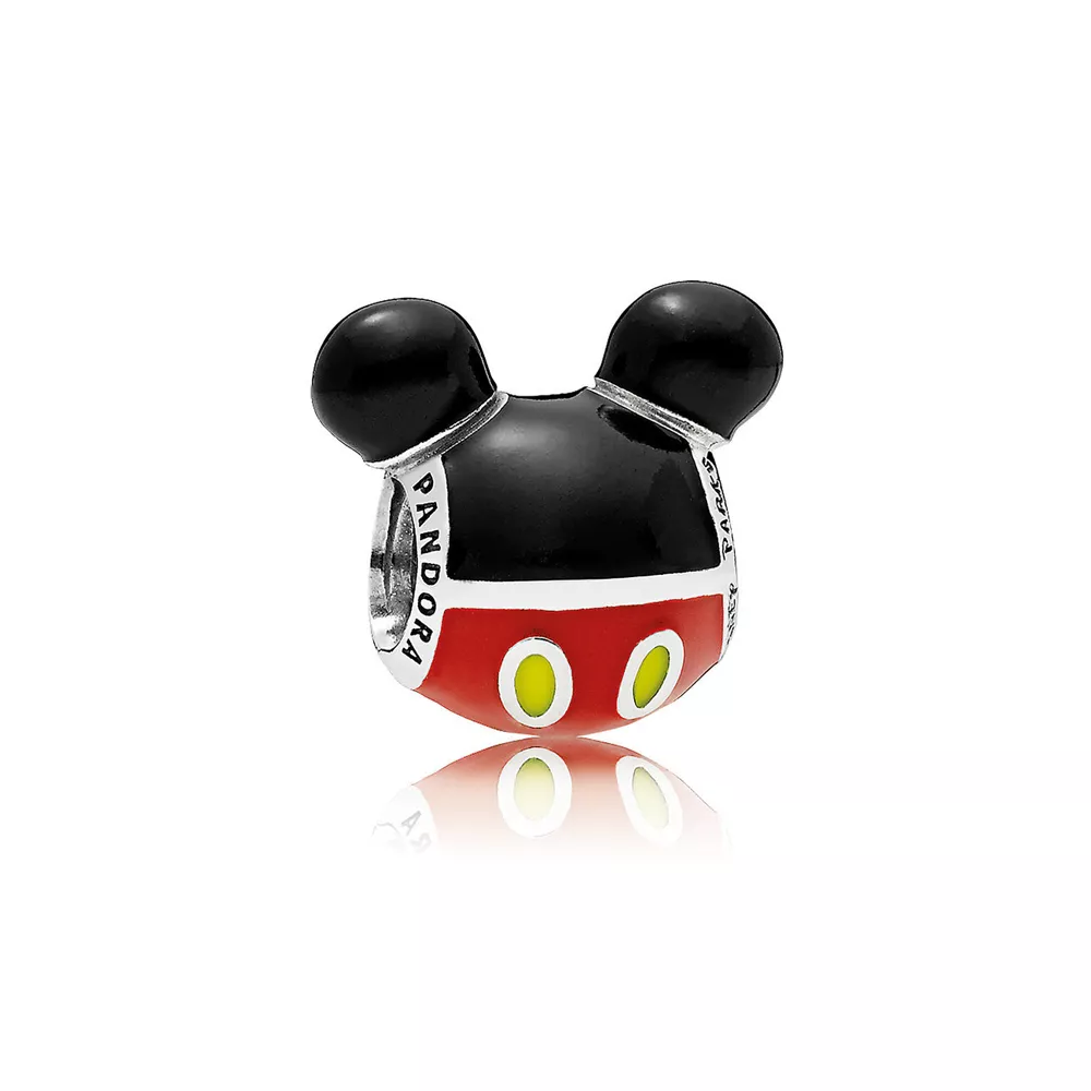 Disney, Přívěsek Mickey Mouse Ikona siluety PANDORA
