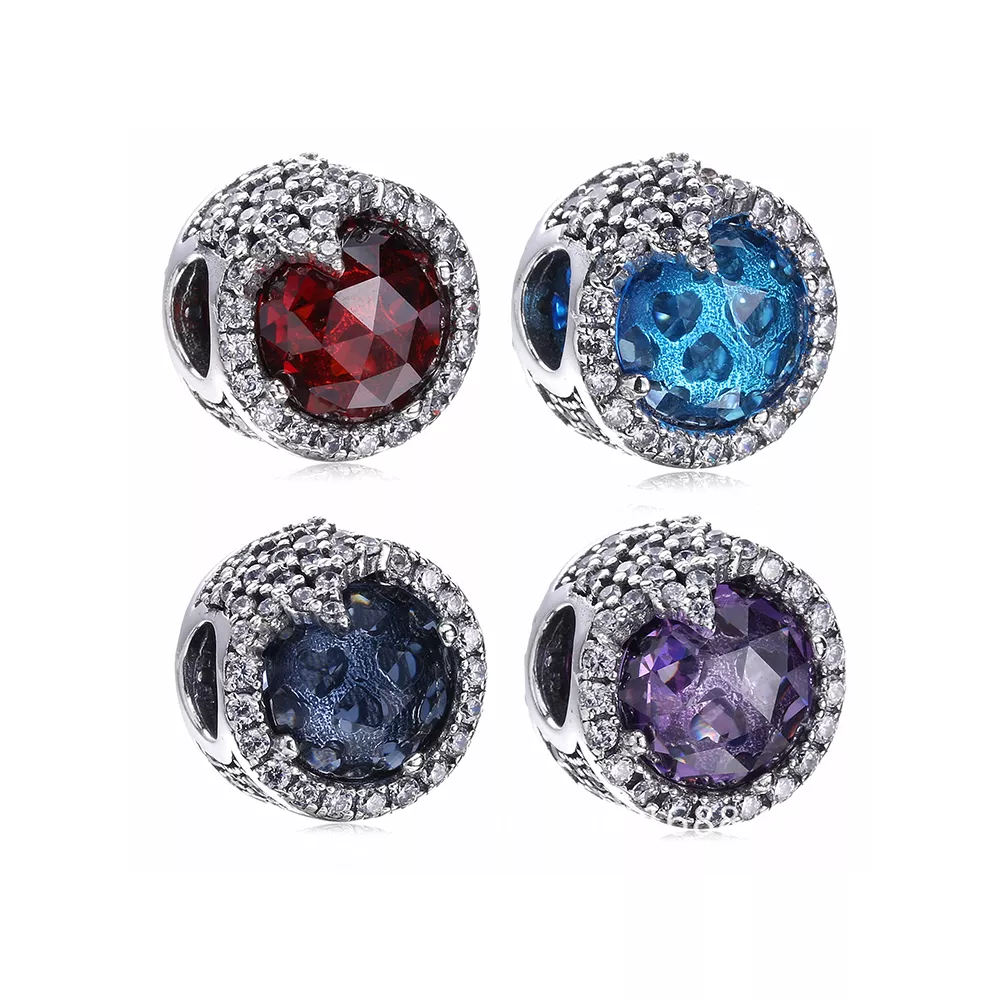 Oslnivá modrá sněhová vločka - 796358NTB - Přívěsky | PANDORA