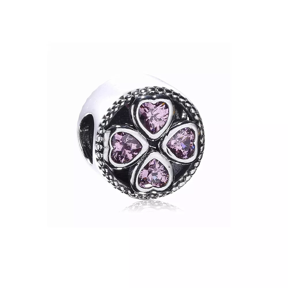 Přívěsek Jetel Srdce PANDORA