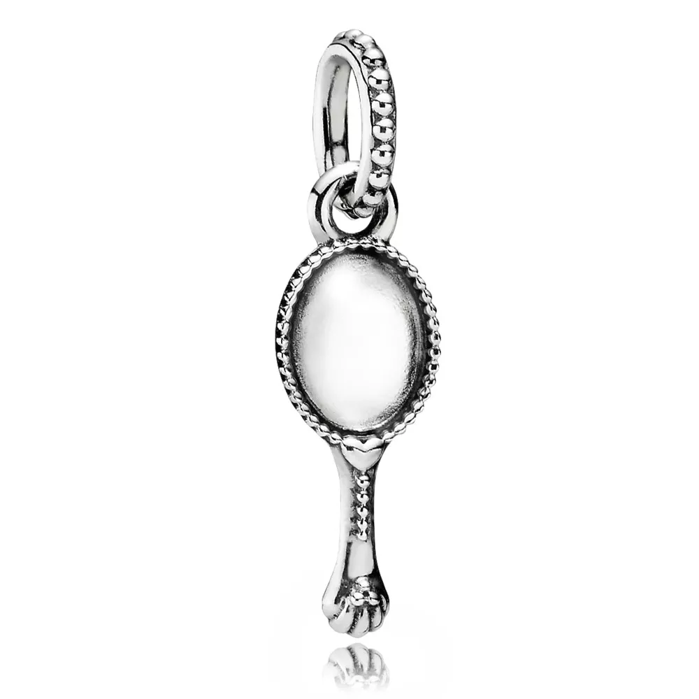 Přívěsek vintage zrcátko, sterlingové stříbro, transparentní čirá glazura - 791223EN44 - Přívěsky | PANDORA