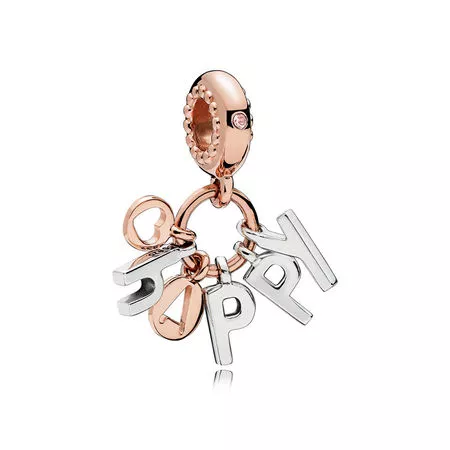 Visací přívěsek Buďte šťastní PANDORA