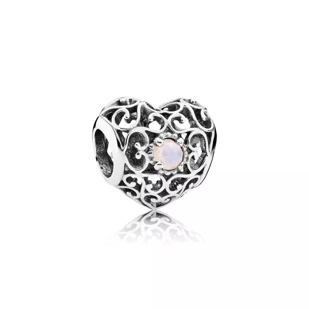 Říjen, srdce - 791784NOP - Přívěsky | PANDORA