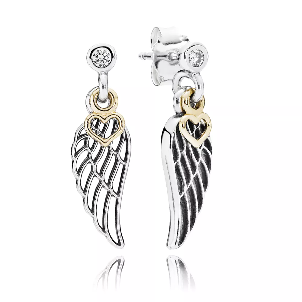 Láska a poučení - 290583CZ - Náušnice | PANDORA