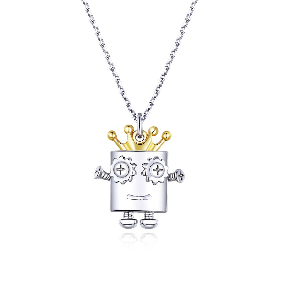 stříbrné náhrdelník král robotů scn387 pandora styl