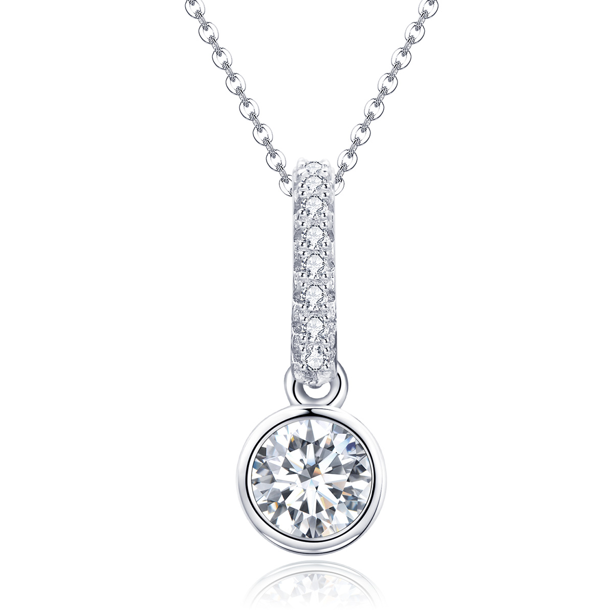 stříbrné náhrdelník kvetoucí elegance scn295 kubická zirkonie jako pandora