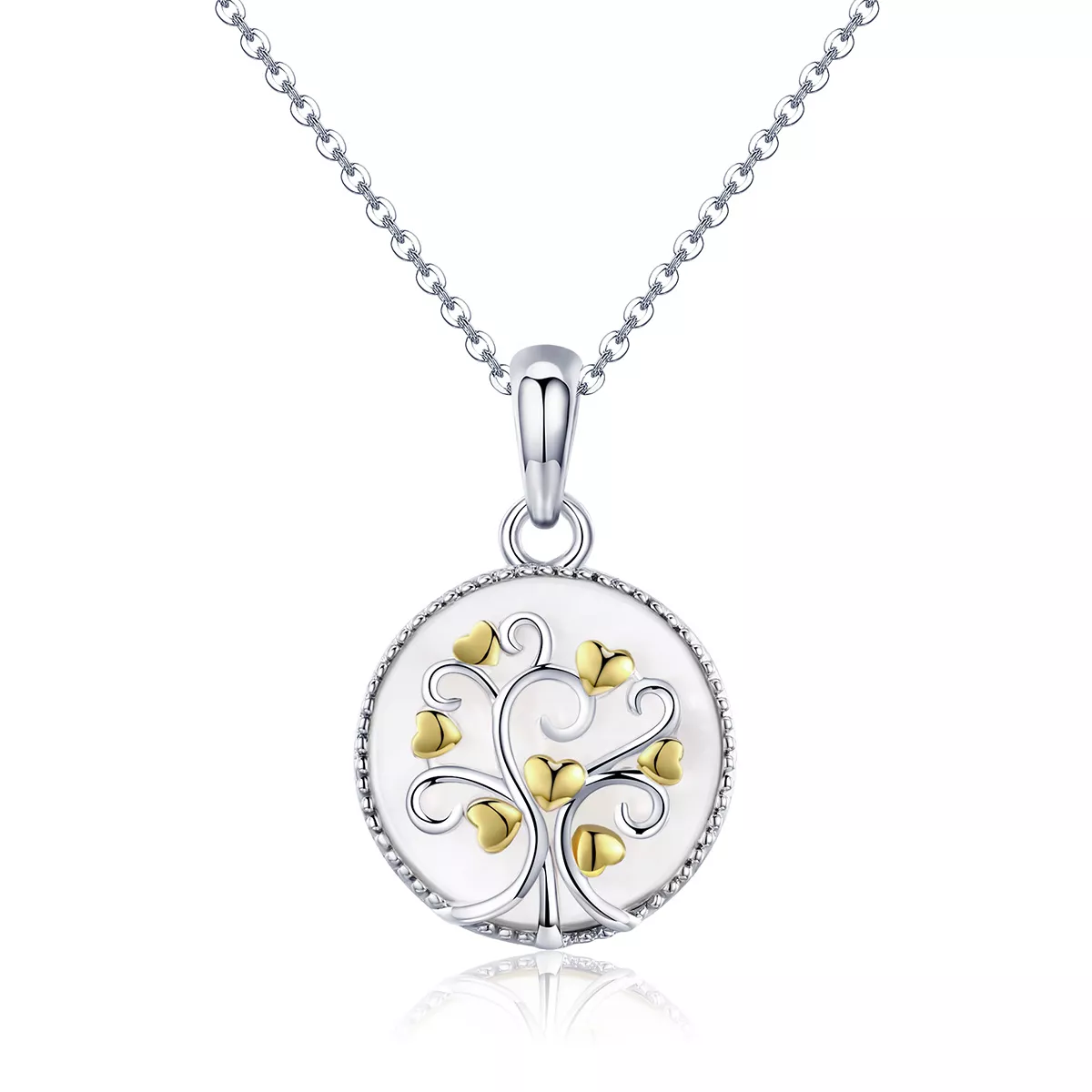 stříbrné náhrdelník rodokmen scn296 kubická zirkonie jako pandora