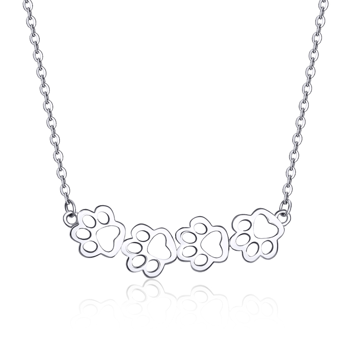 stříbrné náhrdelník roztomilá tlapa scn346 pandora styl