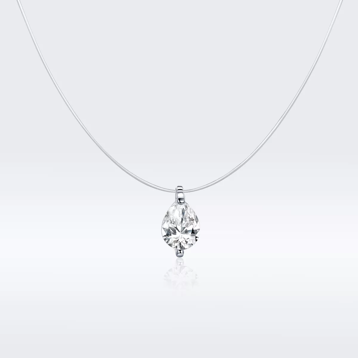 Stříbrné Náhrdelník Zářící Život SCN332-D, Kubická zirkonie, jako Pandora