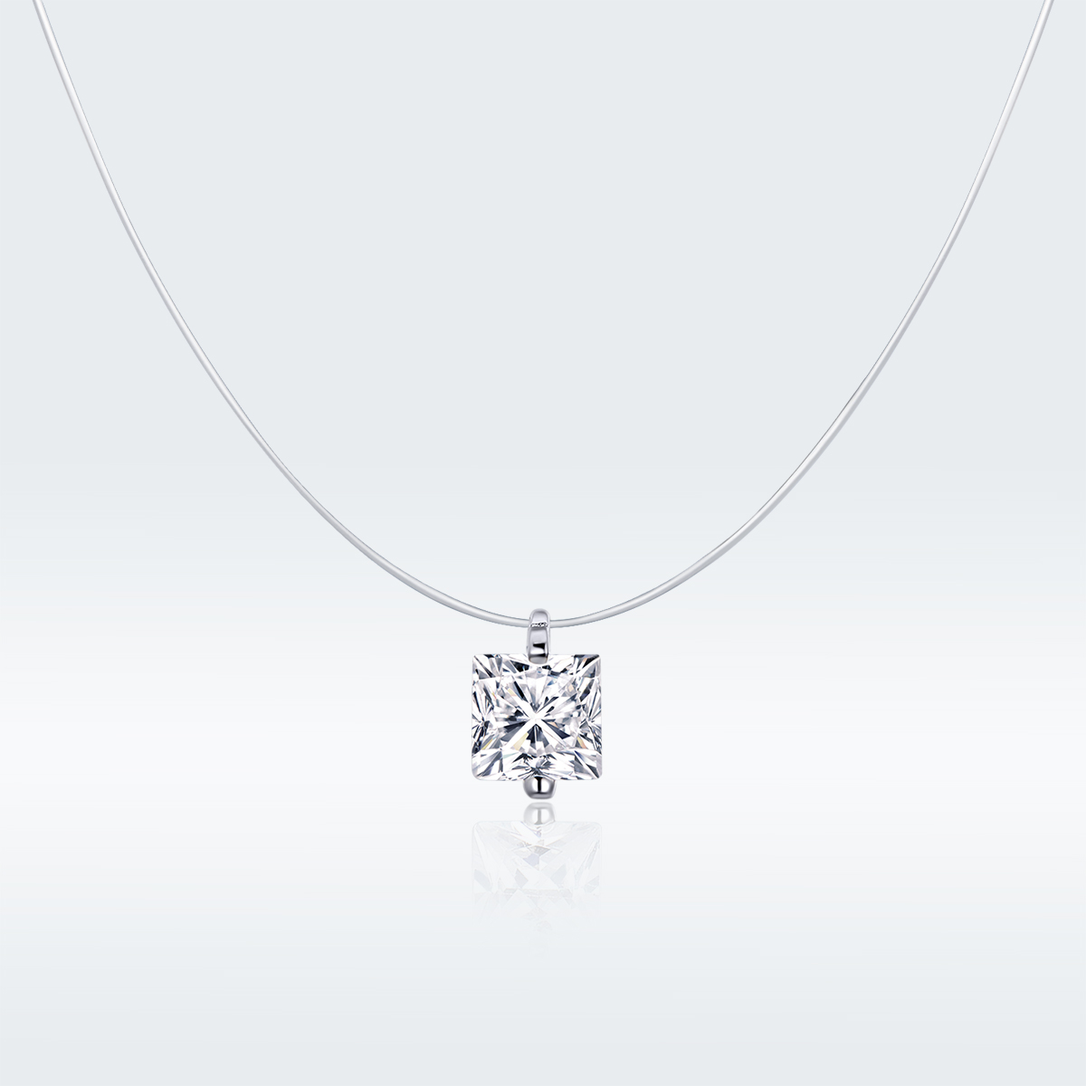 stříbrné náhrdelník zářící život scn332 s kubická zirkonie jako pandora